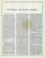 History 1, Winnebago County and Boone County 1886
